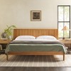 Saracina Home King Reeded Headboard Bed Blonde: Solid Pine, No Box Spring Required, Transitional Style - 4 of 4