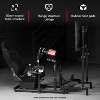 Dardoo Pro Adjustable Racing Sim Cockpit with TV Stand & Black Seat for Logitech G923 G29, Thrustmaster, Fanatec | No Wheel、Pedal and Gear - 4 of 4