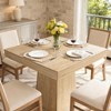 COZONY 31.5" Square Dining Table for 4, Small Kitchen Table with Sturdy Pedestal Base, Farmhouse Dining Table - 4 of 4