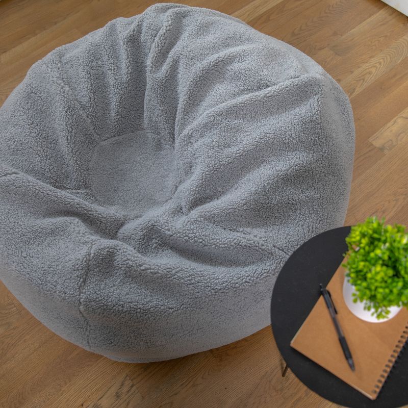 Emma and Oliver Oversized Bean Bag Chair for Kids and Adults, 4 of 12