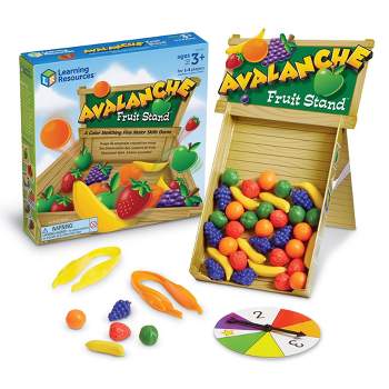 Learning Resources Avalanche Fruit Stand, Fine Motor Game, Ages 3+