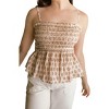 Women's Poplin Smocked Blouse - Jacquie The Label - 4 of 4