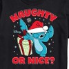 Men's - Lilo and Stitch - Naughty Or Nice Short Sleeve Graphic T-Shirt - 2 of 4