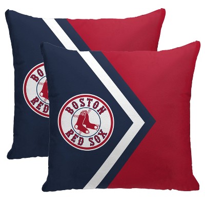 MLB Boston Red Sox Side Arrow Poly Span Throw Pillow - 2pk