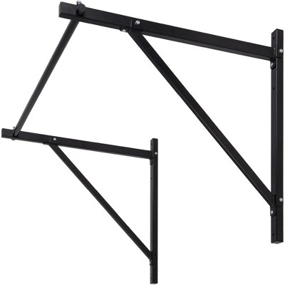 Best Choice Products 50in Heavy Duty Wall-Mounted Pull Up Bar Home Gym Fitness Workout Chin Up Bar w/ 500lbs Weight Cap