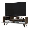 GlasFlength TV Stands and Consoles TV Console Table TV Center TV Stand with Storage Shelves for Living Room, Brown, 15.35"*53.94"*20.08" - 4 of 4