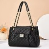 Paaaawaters Women's Shoulder Bag - Fashion Handbag Casual Women's Large Capacity Single Shoulder Crossbody Bag - 3 of 4