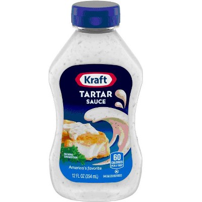 Kraft Tartar Sauce, 12 fl oz Bottle (Pack of 4)