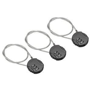Unique Bargains Gym Locker Small 3-Digit Combination Padlocks - 1 of 4