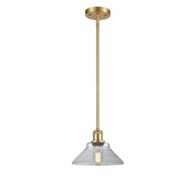 Orwell - 1 Light Stem Hung Mini Pendant In Industrial Style-8 Inches Tall and 8.38 Inches Wide