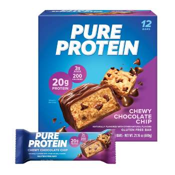 Pure Protein 20g Protein Bar - Chewy Chocolate Chip - 12pk