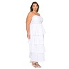 L I V D Women's Eleni Strapless Pleated Tiered Dress - 2 of 3