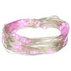 Northlight 50-Count Pink LED Micro Fairy Christmas Lights - 16ft, Copper Wire - 2 of 4