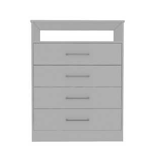 CAVINAS Bedroom Dresser with 4 Drawer,Dressers & Chest of Drawers with 2 Open Shelves for Living Room,Office,Entryway - 1 of 4