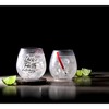 Star Wars New Hope Darth Vader Red Lightsaber Stemless Drinking Glass - 15 oz - Set of 2 - 4 of 4