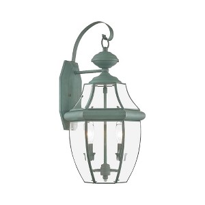 Livex Lighting Monterey 2 - Light Wall Light in  Verdigris - 1 of 3