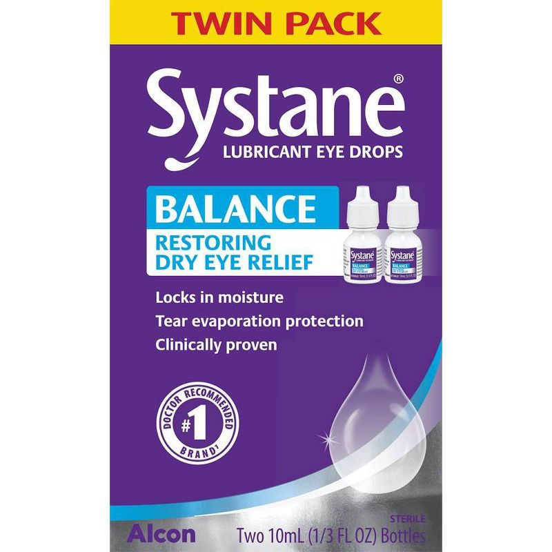 Systane Balance Lubricant Eye Drops Twin Pack - 2ct, 2 of 6
