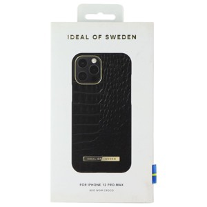 iDeal of Sweden Neo Noir Croco Case for Apple iPhone 12 Pro Max - Black - 1 of 1