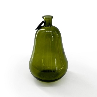 Novelty Glass Bud Vase Green - Bullseye's Playground™