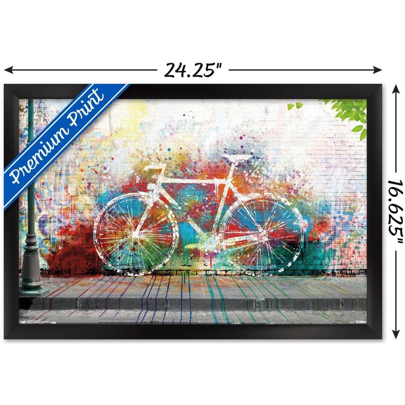 Trends International Ghost Bike Framed Wall Poster Prints, 3 of 7