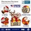 It's the Most Wonderful Time for a Beer Festive Figurine, 8" Snowman and Reindeer Christmas Party Statue| OrnamentallyYou - 2 of 4
