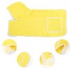 Unique Bargains Hooded Dog Bathrobe XS Yellow - 2 of 4