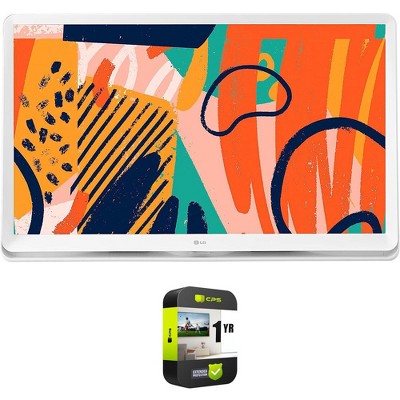LG 27LQ600S-WU 27" FHD IPS LED TV Monitor with web OS TV + 1 YR Warranty Bundle