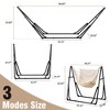 Ainfox 2 in 1 Portable Hammock Bed and Swinging Chair with Collapsible Steel Stand  With Carrying Bag - 3 of 4