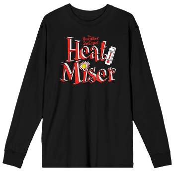The Year Without Santa Claus "Heat Miser" Men's Black Long Sleeve Crew Neck Graphic Tee