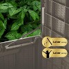 MaseiKar 100 Gallon Waterproof Deck Box, Lockable Resin Storage Box for Patio Furniture Cushions Garden Tools and Outdoor Delivery Storage - 4 of 4