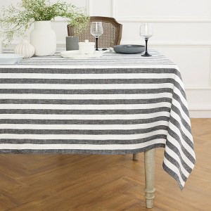 Solino Home Stripe Linen Tablecloth | Sorrento Stripe - 1 of 4