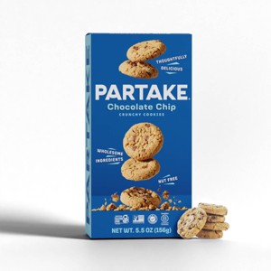Partake Gluten Free Vegan Chocolate Chip Cookies - 5.5oz - 1 of 4