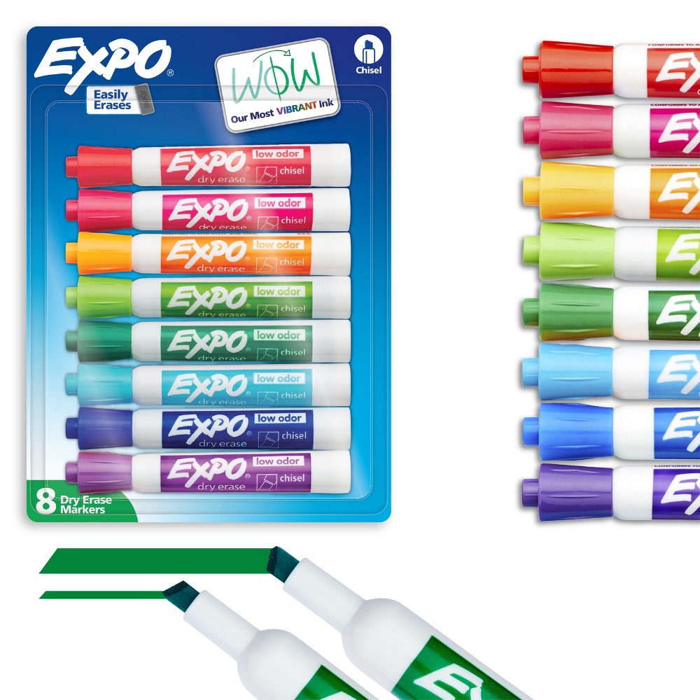 Expo Low Odor 8ct New Vibrant Colors