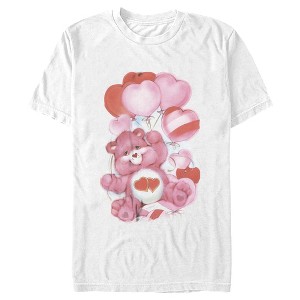 Men's Care Bears Love-a-Lot Balloons T-Shirt - 1 of 4