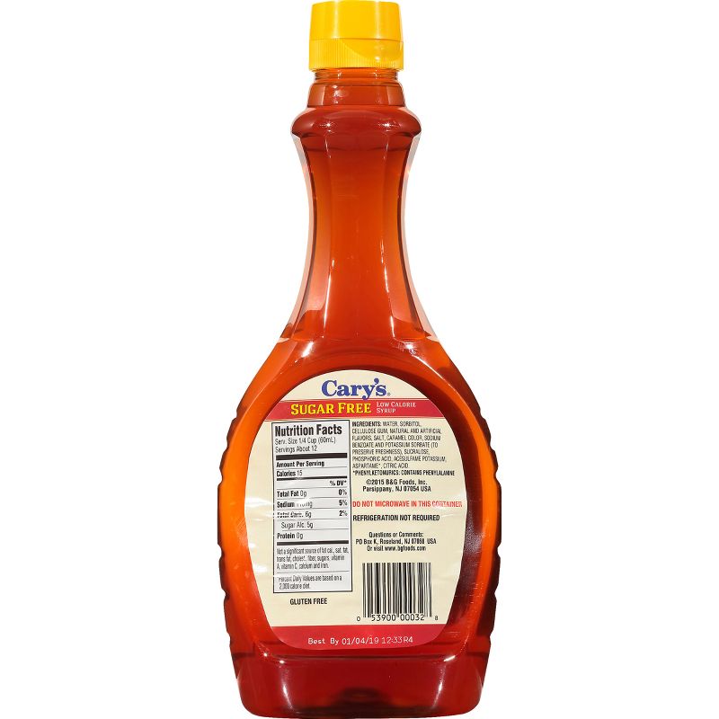 Cary's Sugar-Free Maple-Flavored Syrup - 24 fl oz, 5 of 10