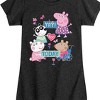 Girls' - Peppa Pig - Yay For Today Suzy Mandy and Peggi Fitted Short Sleeve Graphic T-Shirt - 2 of 4