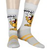 Garfield Men's Socks Don't Know Don't Care Character Inspired 6-Pack Crew Socks - 2 of 4