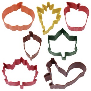 R&M International Color Leaf 7 Piece Cookie Cutter Set - 1 of 3