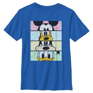 Boy's Disney Mickey & Friends Cropped Portraits T-Shirt - 1 of 4