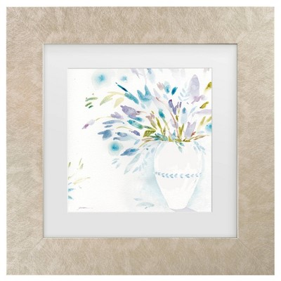 Trademark Fine Art Sheila Golden Cottage Garden Bouquet Matted Framed Art