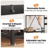 Hall Tree with Bench & Shoe Storage - Parent-Child Coat Rack & Organizer with Shoe Rack, Cubbies, Hooks, and Top Shelf for Entryway Industrial Style - 4 of 4