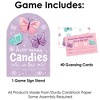 Big Dot of Happiness Beautiful Butterfly - How Many Candies Floral Baby Shower or Birthday Party Game - 1 Stand and 40 Cards - Candy Guessing Game - 3 of 4