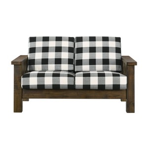 Jovie Gingham Rustic Loveseat - HOMES: Inside + Out - 1 of 4