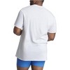 Fruit Of the Loom Tall Men's Short Sleeve Crew T-Shirt, White 6 Pack - 2 of 3