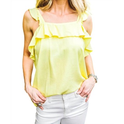 Women's Salem Ruffle Tank - Velvet Heart