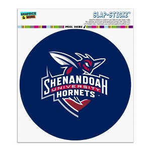 Shenandoah University Primary Logo Automotive Car Window Locker Circle Bumper Sticker - 1 of 4