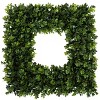 Nature Spring 16.5" Boxwood Artificial Wreath for the Front Door - Green - 2 of 4