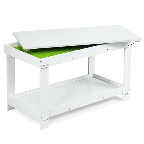 Guidecraft Deluxe Art Center: Drawing Desk and Painting Table for