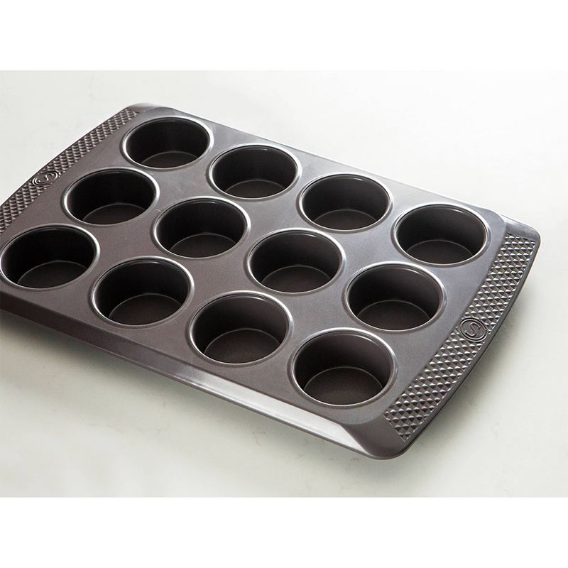 Saveur Selects Non-stick Carbon Steel 12-Cup Muffin Pan, 3 of 7