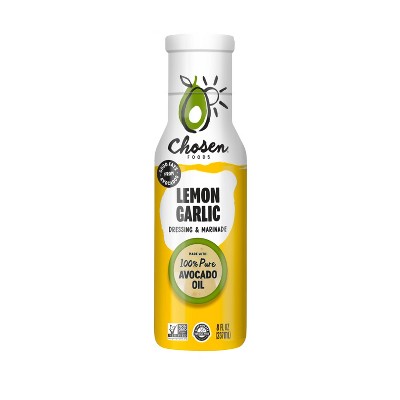 Chosen Foods Lemon Garlic Dressing and Marinade - 8 fl oz